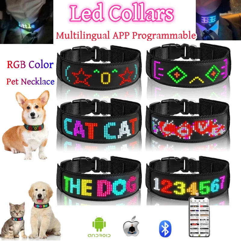 ComfyCar™ LED Dog/Cat Collars USB Rechargeable