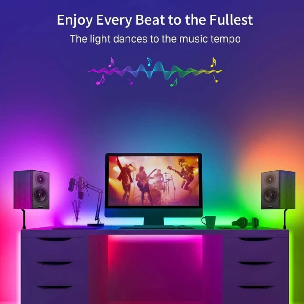 LED Lights Flexible Sync Color 9.8 ft