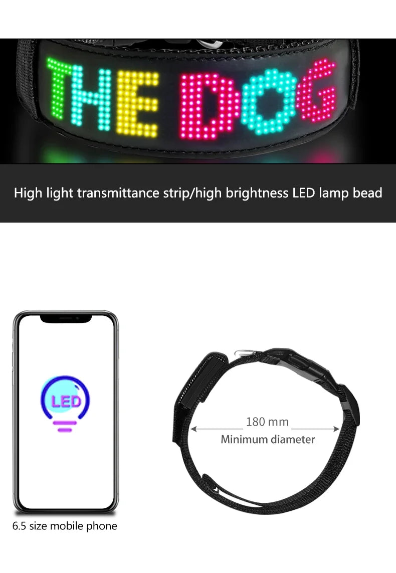 ComfyCar™ LED Dog/Cat Collars USB Rechargeable