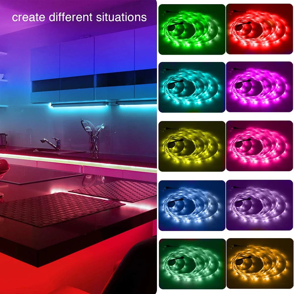 LED Lights Flexible Sync Color 9.8 ft