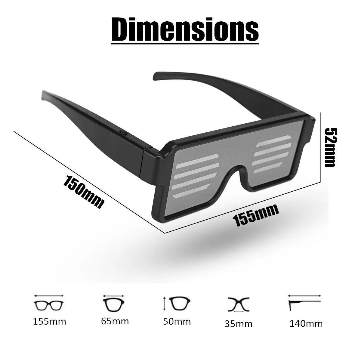 ComfyCar™ Party Glasses USB Rechargeable