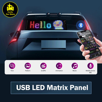 ComfyCar™ RGB LED Pixels Matrix Panel