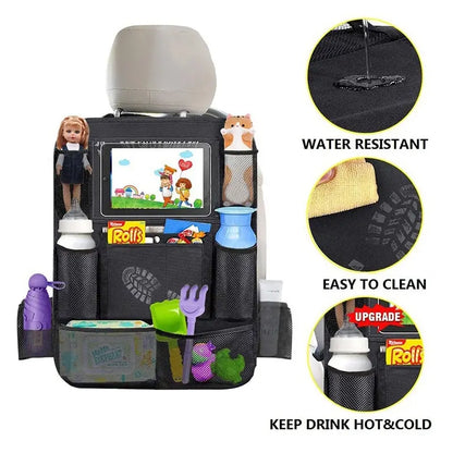 Car Seat Back Organizer Kids Kick Mats Protectors