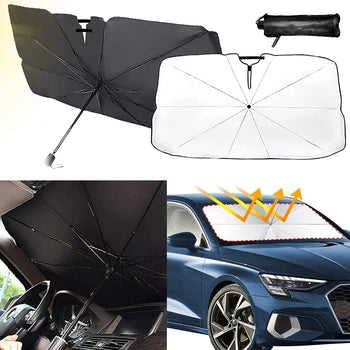 360° Rotation Car Windshield Sun Shade Umbrella