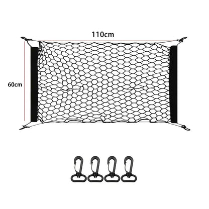 Car Trunk Net For Toyota RAV4 XA50 2019-2024 2020 2021 2022 Boot Luggage Mesh Nylon Bag Storage Rear Back Cargo Car Accessories