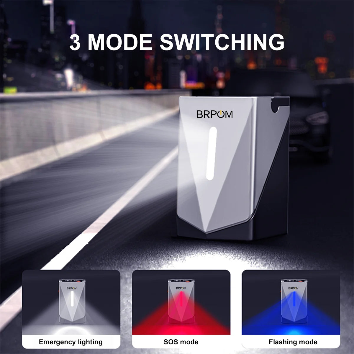 Car Jump Starter Air Compressor Barbecue Blower Air Pump Portable Battery Booster Inflatable Pump Power Bank LED Lighting