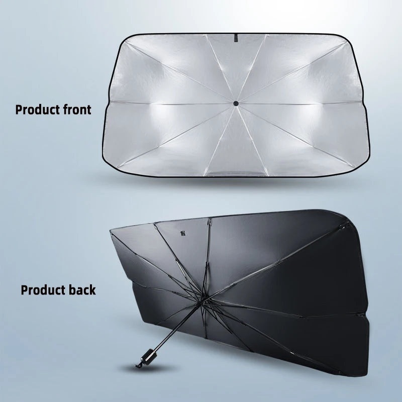 360° Rotation Car Windshield Sun Shade Umbrella