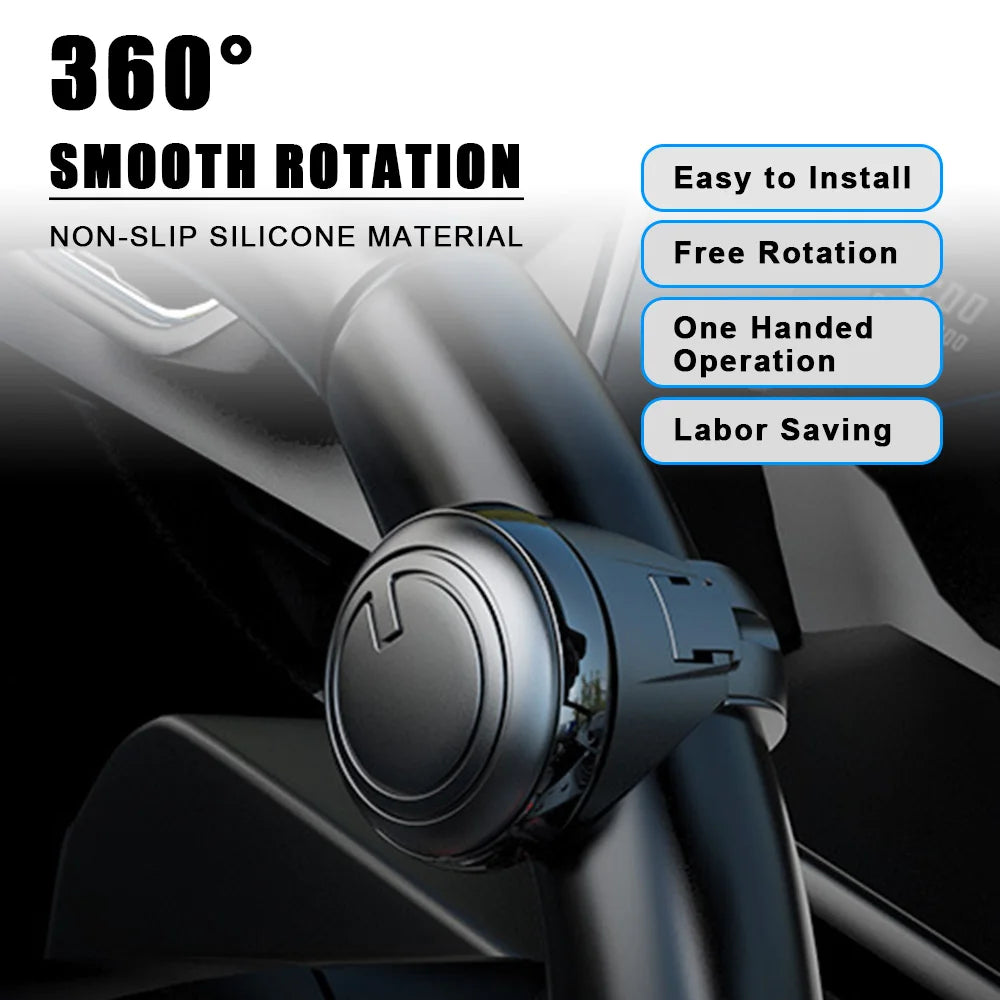 Universal 360° Steering Wheel Booster Knob